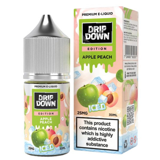 Drip Down Edition Salt – Apple Peach Ice 30ml