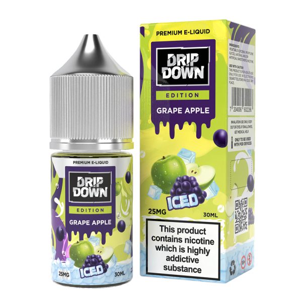 Drip Down Edition Salt – Grape Apple Ice 30ml