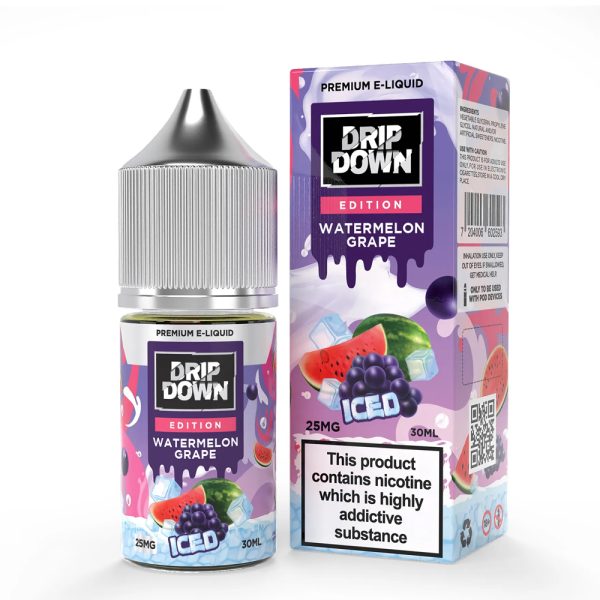 Drip Down Edition Watermelon Grape ice 30ml E - Liquid