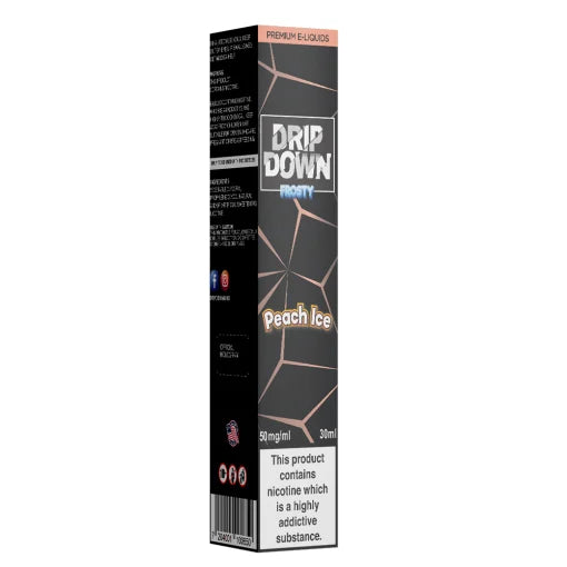 Drip Down Frosty Peach ice 30ml E-juice