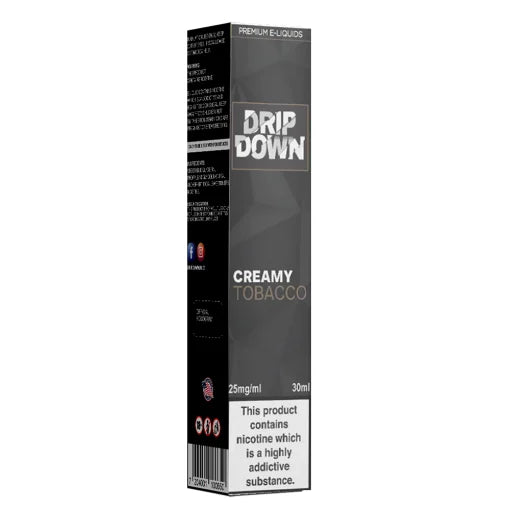 Drip Down Frosty Creamy Tobacco 30ml E-juice