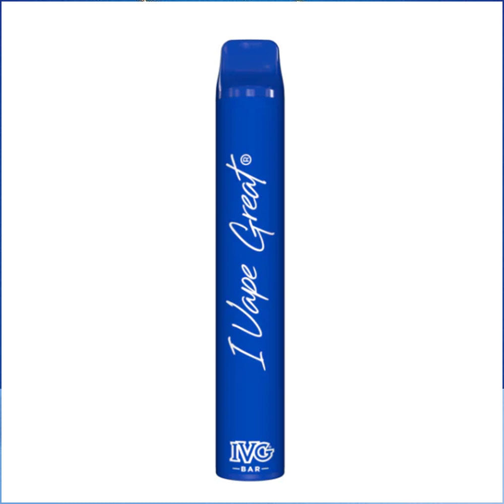 IVG Max Bar Disposable Vape – Blue Raspberry Ice ( 50 and 30 mg) (3000 Puffs)