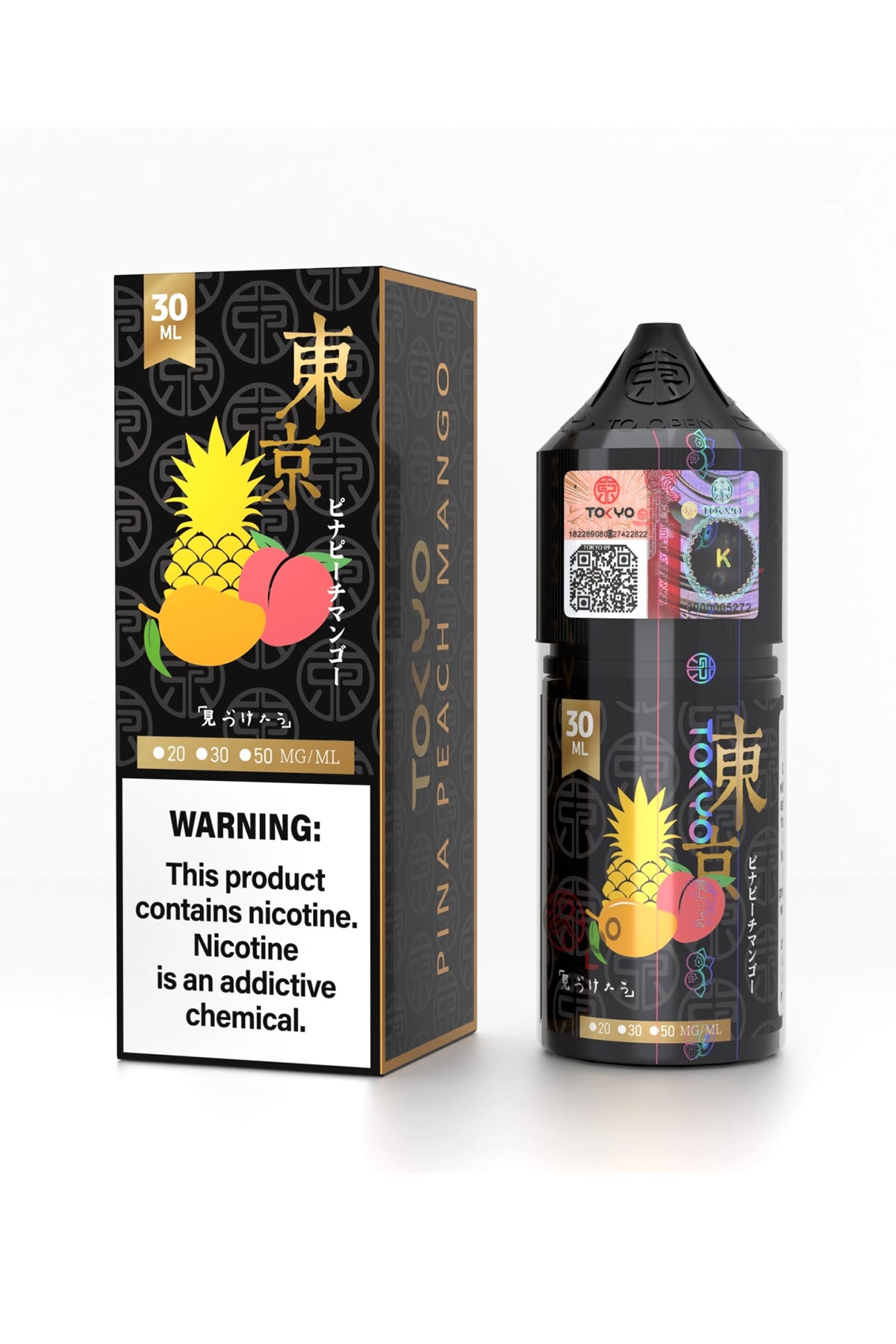 Tokyo Golden Series – Pina Peach Mango Ice 30ml || 30/50mg