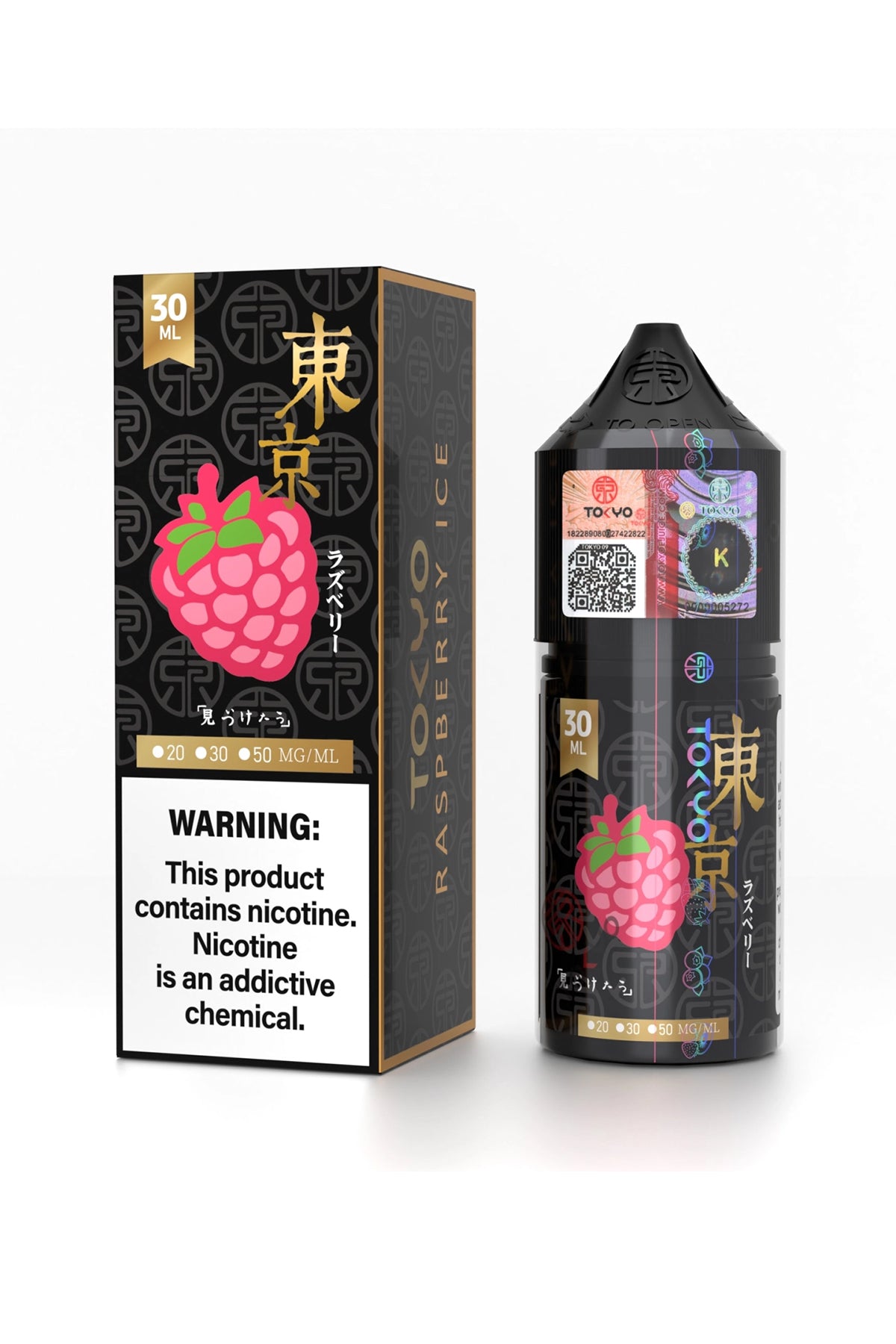 Tokyo Golden Series Salt – Raspberry Ice 30ml || 30/50mg