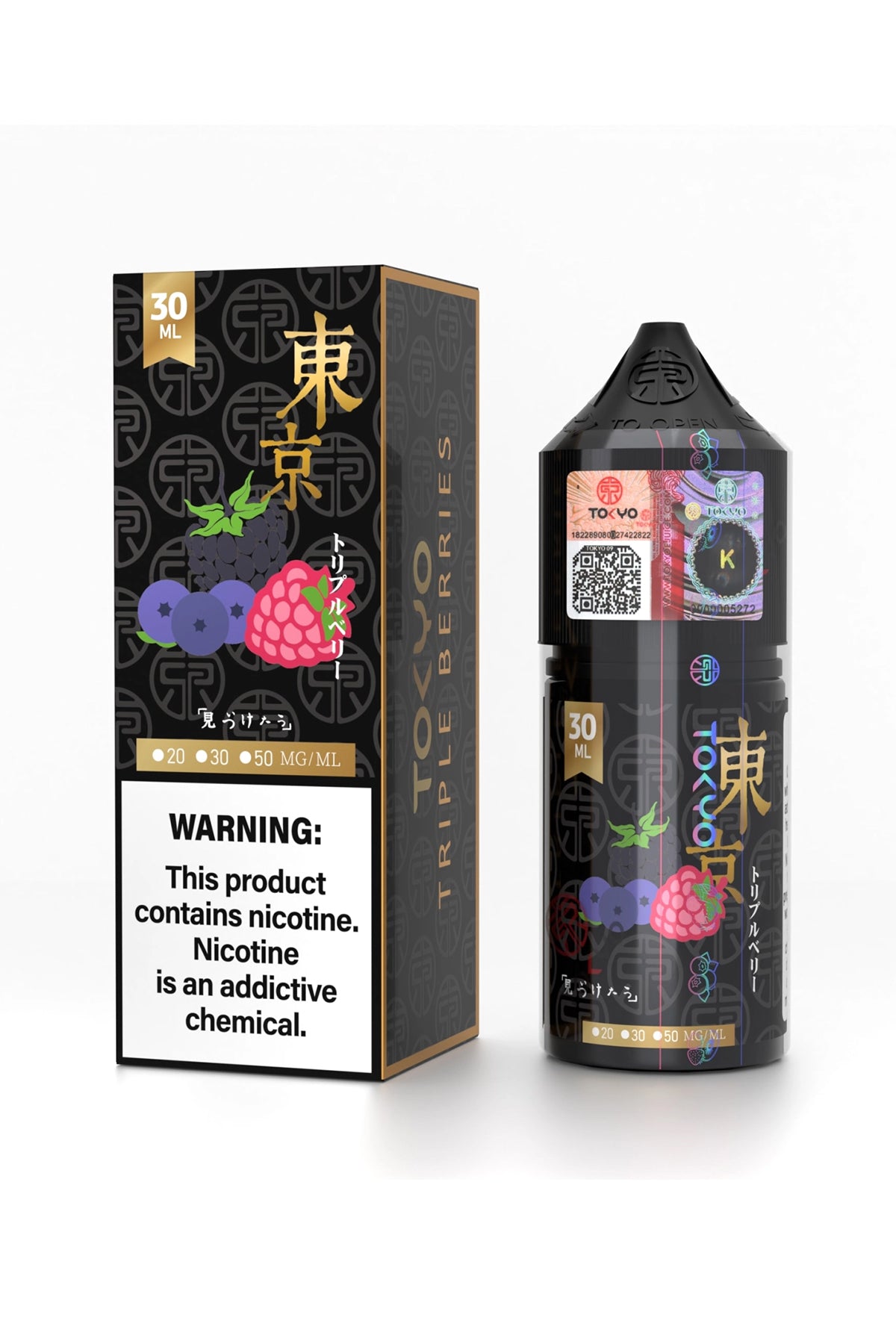 Tokyo Golden Series Salt – Iced Triple Berries 30ml || 30/50mg