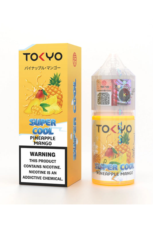 Tokyo Super Cool Pineapple Mango iced Nice Salt – 30ml